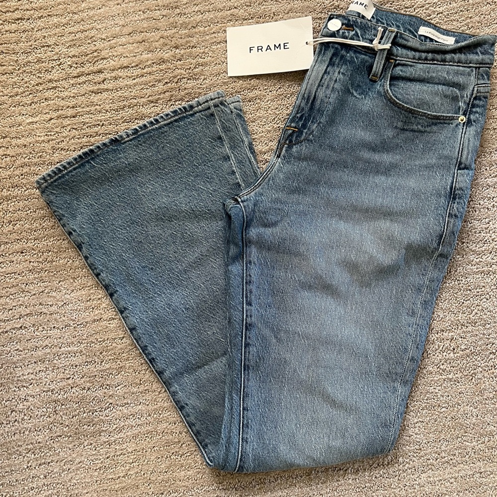 FRAME Denim Le Pixie High Flare Denim Jean